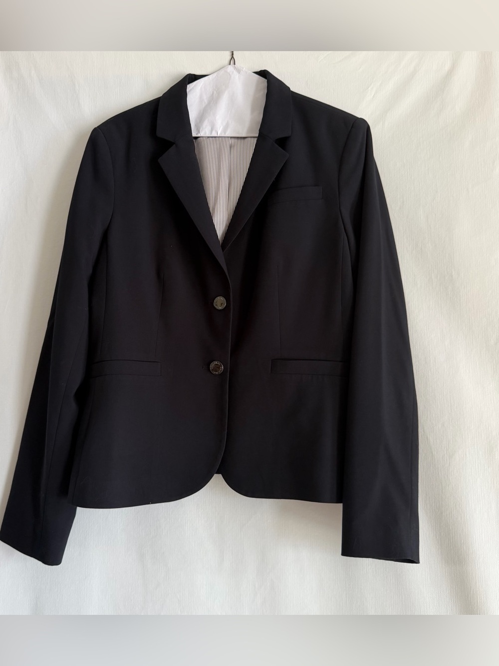 Calvin Klein Black Women's Two-Button Blazer